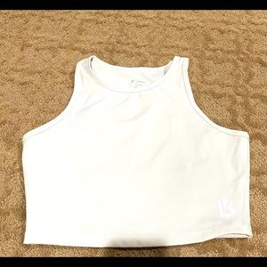 Buffbunny white crop size large (2 available)